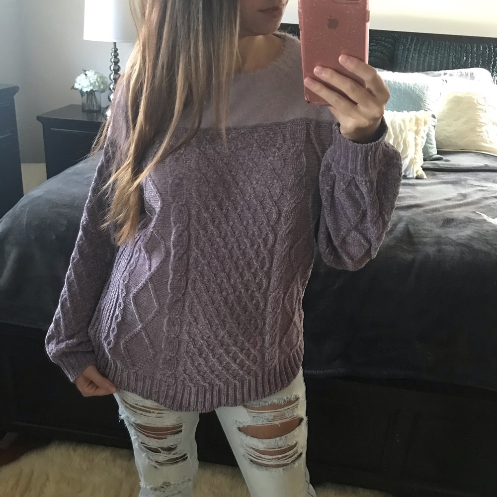 LAST Fuzz and Chenille Pullover Sweater - Picture 5 of 7